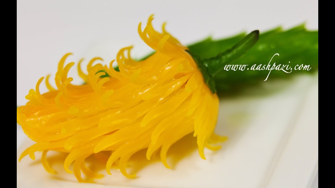 Pepper Garnish (Bell Pepper or Jalapeño Pepper) YouTube