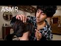 [ASMR] Scalp examination, application of hair oil, and massaging your hair (Roleplay)