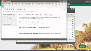How to edit your workbook and use the PebblePad help
