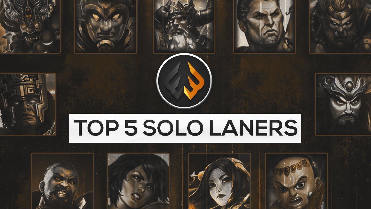 CURRENT TOP 5 SOLO LANE GODS IN SMITE YouTube