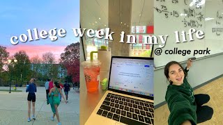 college week in my life at the University of Maryland