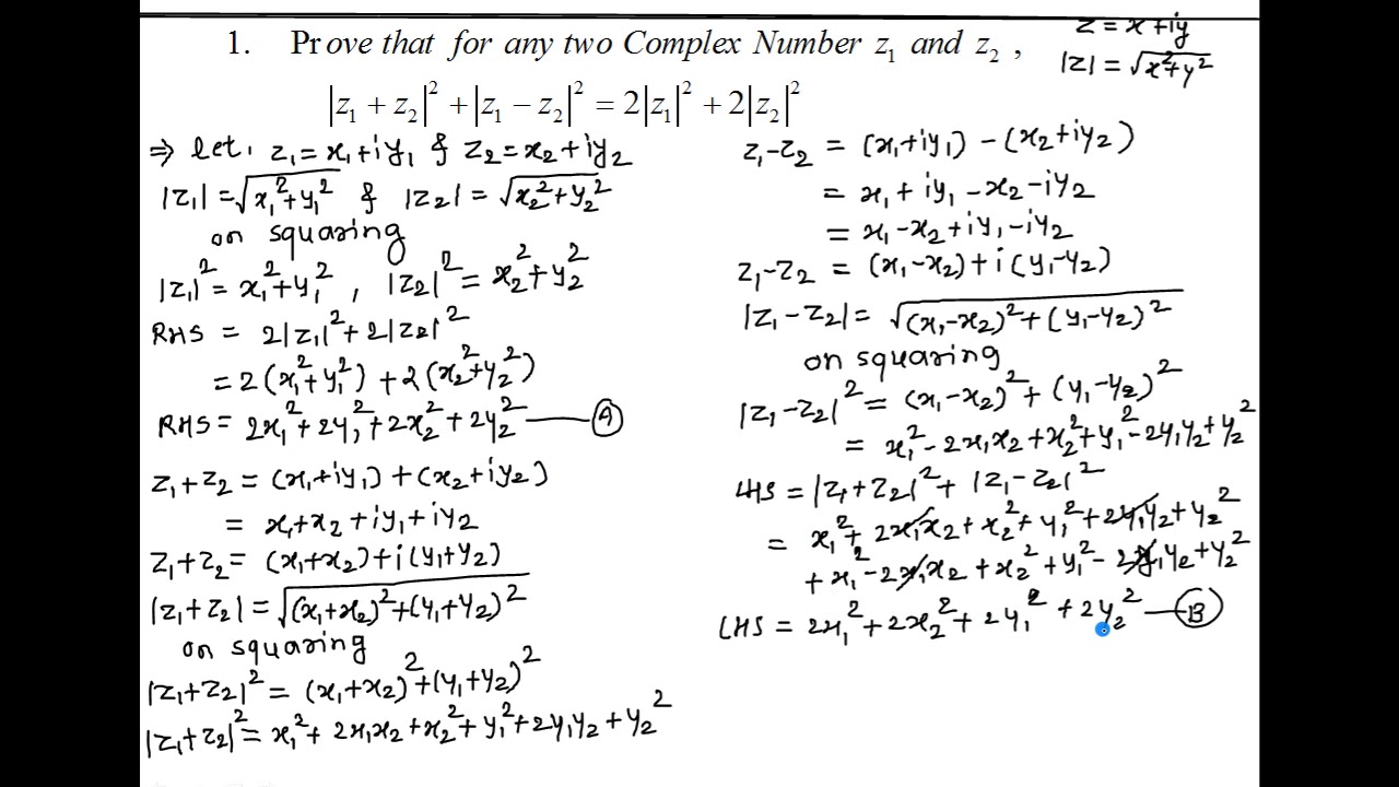 Examples based on Amplitude and Modulus lecture 1 - YouTube