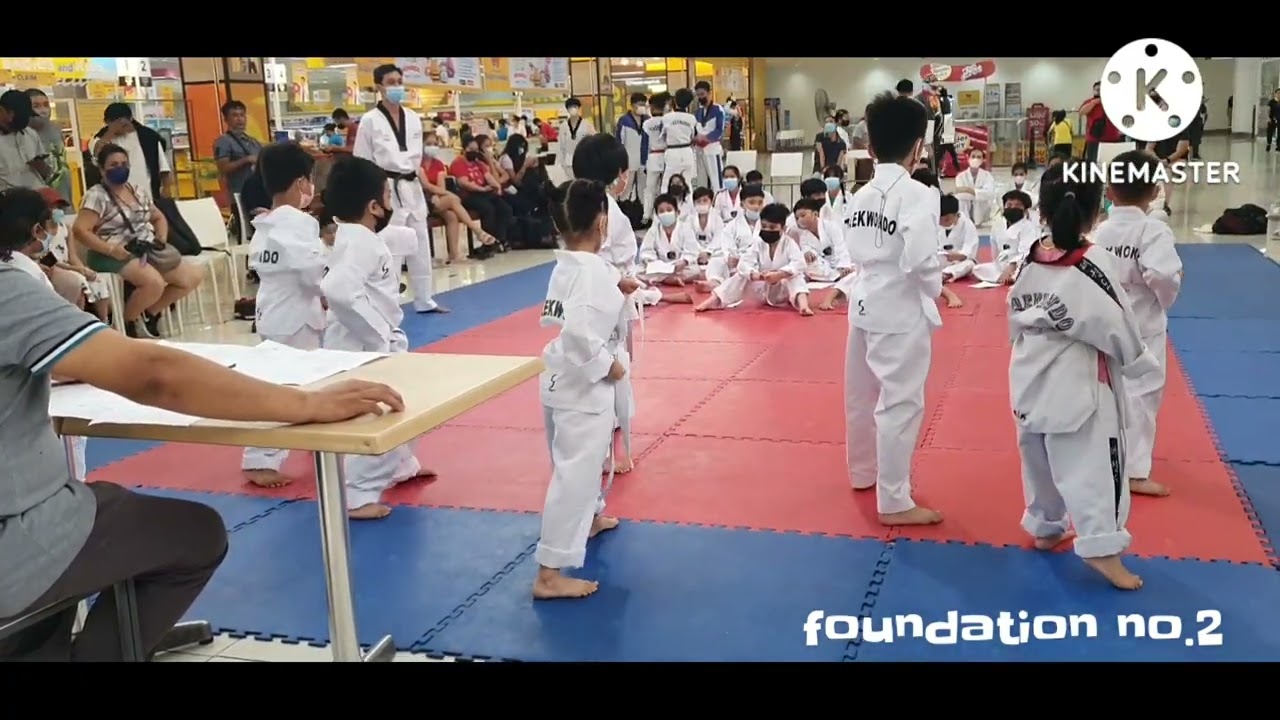 Taekwondo Promotion Test: from white belt to YELLOW BELT