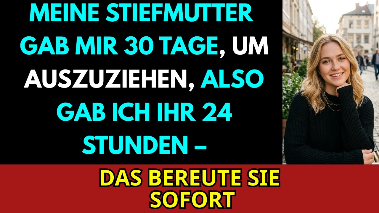 Meine Stiefmutter stand am Tag nach Papas Beerdigung in der Küche, trug die Perlenkette meiner toten Mutter und schob mir einen Räumungsbescheid über den Tisch. „Ich gebe dir dreißig Tage, das ist...