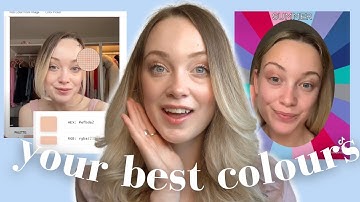 De EENVOUDIGE manier om jouw kleurseizoen te vinden