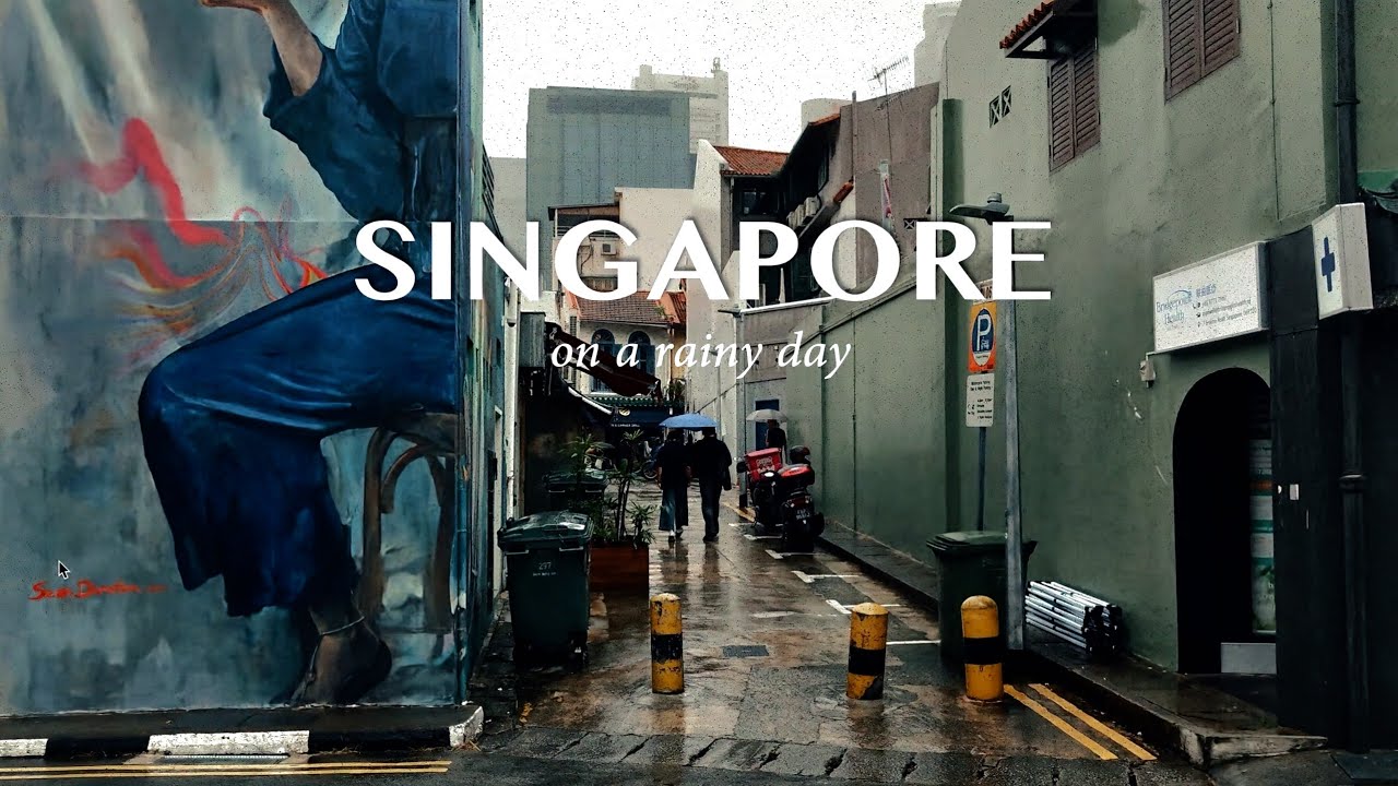 singapore vlog: on a rainy day 🌧 | vinyl records, unboxing blue bottle tumbler, photo studio