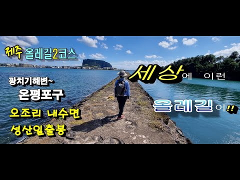 제주 올레길 2코스....세상에 이런 올레길이!! 이길을 걷지 않았으면 보지 못했을 세상~
