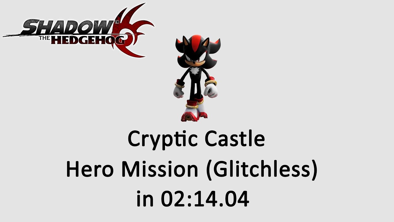 Shadow the Hedgehog (GCN) – Cryptic Castle – Hero Mission in 