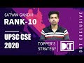 Rank 10 UPSC CSE 2020 Satyam's Detailed Strategy | रैंक 10 सत्यम गांधी की स्ट्रेटेजी | DKT Exclusive