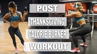 CALORIE BURNER Workout | Post Thanksgiving
Full body workout, does not require a gym, only a few items needed!
Circuit 1:
Complete 3x (0,30 or 60 sec rest between exercises)
1. Kickout to hanging leg raise (option 2: kickout to mountain climber 4 reps) 60 seconds
2. Band around legs above knee, squated side walk (4 reps foward and back) 60 sec
3. Seated striaght leg raise to wide leg raise 60 sec
Circuit 2:
1. Band around wrist, front raise and squat 60 seconds
2. Band around knees, one side reverse lunge to curtsy lunge 30 sec each side
3. Band around thighs, plank, in and out hops 60 sec
Circuit 3:
1. High knee to kick out t
Products in video:
SweetSweat cream workout enhancer :
discount 10% code: HUNNYBUNS
http://www.sportsresearch.com
Bands:
discount code hunnybunsfit
http://www.thexbands.com
CLICK BELOW FOR DISCOUNTS AND LINKS!
Instagram: @hunnybunsfit & @jenhewardfit
@hbfcollection
FB - Jen Heward
Snapchat - jenheward
Twitter - @hunnybunsfit
Get my training methods! Train with my on your phone!
-The 60 day Full Body Burn Challenge (two phases, The Build Phase and The Burn Phase)
-The 90 Day Summer Body Challenge (3 phases, The Build Phase, The Prep Phase, The Burn Phase
-Nutrition Guide (FULL NUTRITION APP COMING 2018)
Can be done in gym or home FOR iPHONE AND ANDROID. Download my 8 week challenge in the APP or PLAY Store - Search Fit Plan App (black box with a white F)https:// www.ftpln.com/jenheward
LINKS & DISCOUNTS:
https://www.stancesupplements.com
FREE Shipping code: HUNNYBUNS
My own supplement line The J-Series
I am not taking new clients at the time. You can view my info: www.jenheward.com/packages CALORIE BURNER Workout | Post Thanksgiving