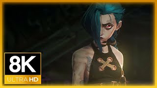 Arcane: Season 1 | Jinxs Tea Party | Caitlyn breaks free (8K) (Remastered)