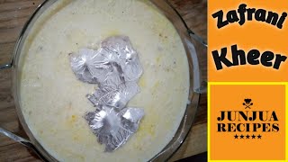 Shadiyon Wali Zafrani Kheer | Rice Zafrani Kheer recipes | Kesar Wali Kheer#Junjuarecipes