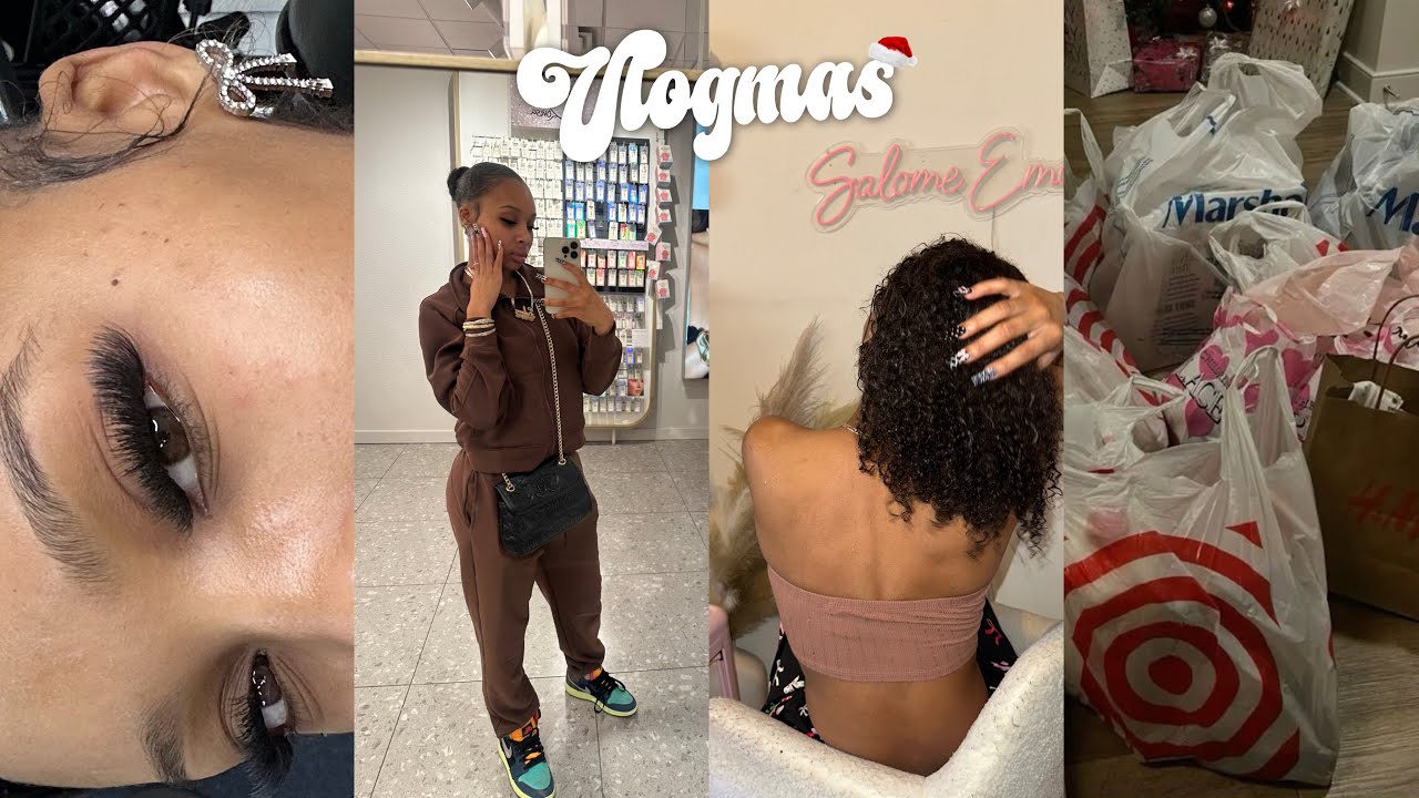 Подготовка к Рождеству + День мытья волос + Наращивание ресниц + Покупки в последнюю минуту! VLOG...