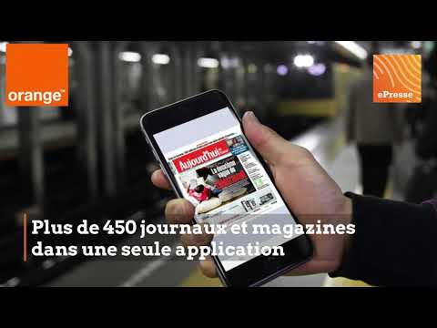 Abonnés Orange essayez le kiosque ePresse. + 450 journaux et magazines dans une seule application.