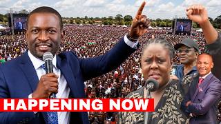 LIVE!! Sifuna Brings Bungoma to a Standstill Ahead of His Big Announcement