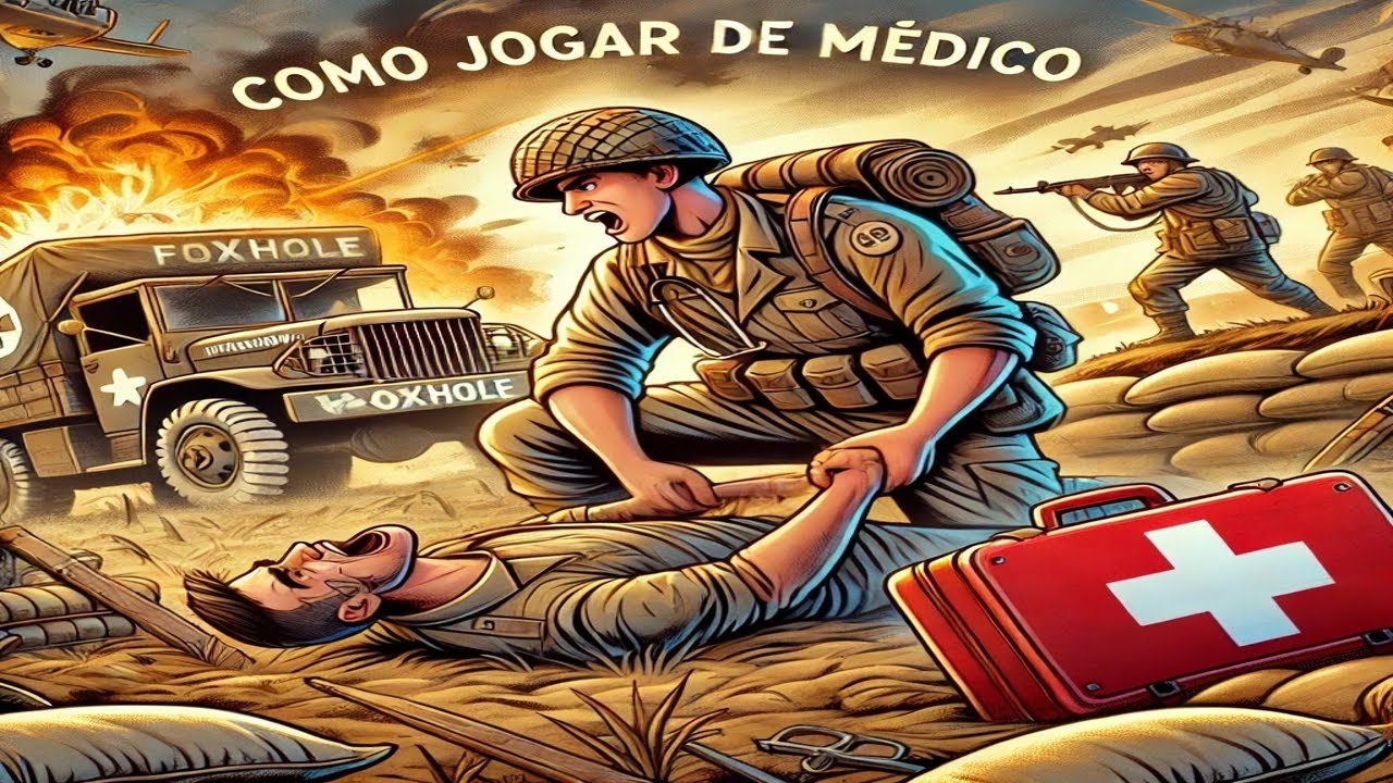Foxhole - Como Jogar de Medico - Tutorial - Guia do iniciante - GAMEPLAY Brasil.
