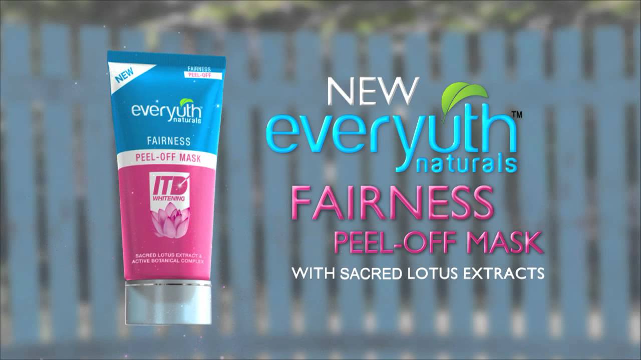 Everyuth Naturals Fairness Peel Off Mask 20Sec Hindi YouTube
