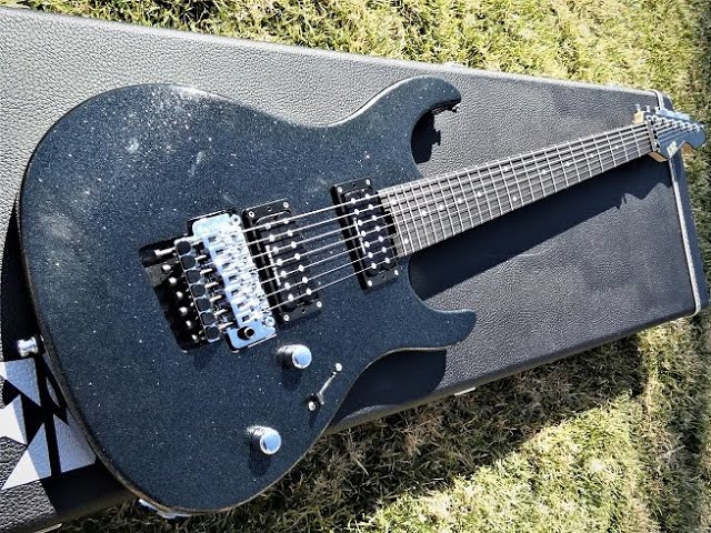 ギター ESP. Electric Guitar MH-1007_BLKFD_Main_Image-