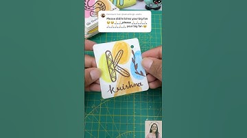 Initial boho art comment your name to feature in next video #youtubeshorts #diy #art #bohoart