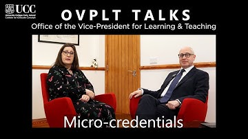 OVPLT Talks Micro-credentials