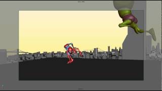 SpidermanVSHulk Blocking Pass Scene01