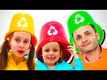 Переработка мусора - Детская песня | Песни для детей с Майей и Машей