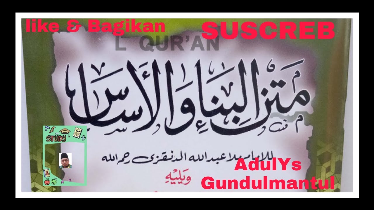 01. Matan Bina | Fiil Tsulasi Mujarrad | 6 Bab | 6 Wazan