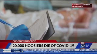 Indiana passes 20,000 COVID-19 deaths in latest update