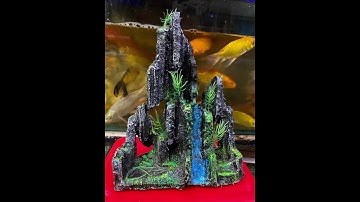 Tiểu cảnh núi đá trang trí hồ cá non bộ | Cá Cảnh Nhật Toàn 0977022281