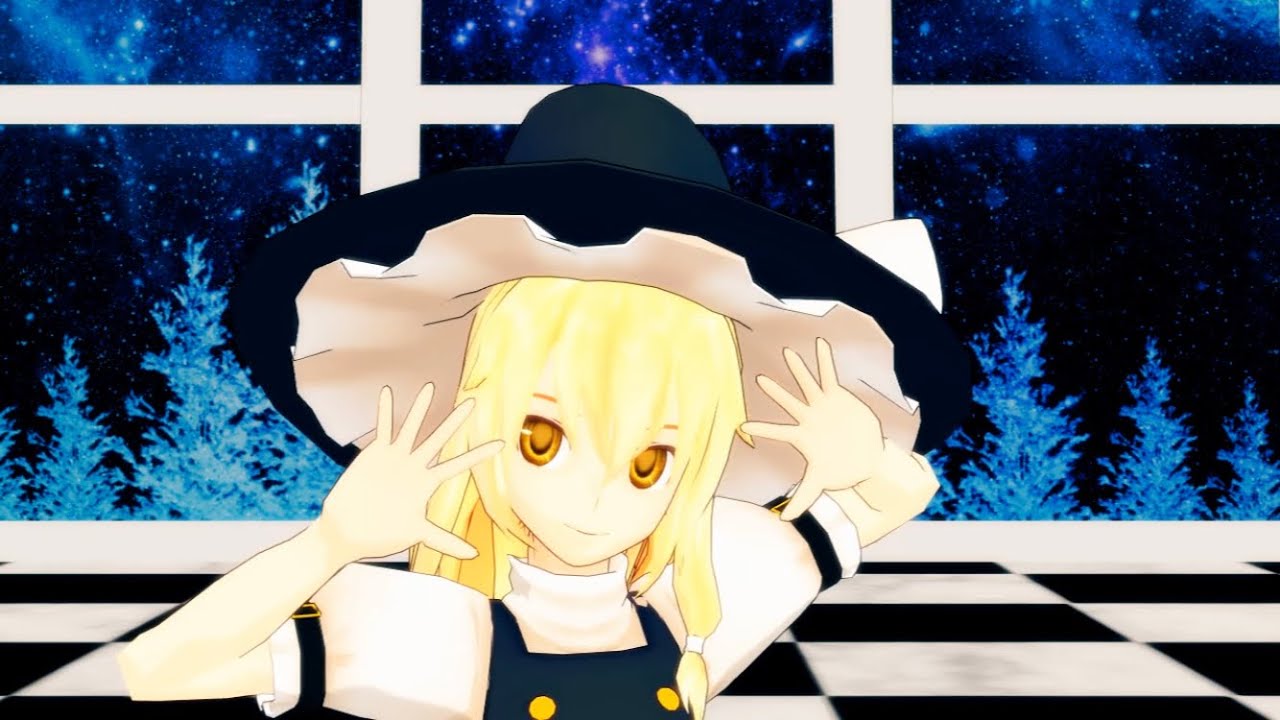 【東方MMD】魔理沙でSatisfaction