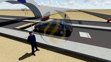 3D Animation - Vehicle Access Control System