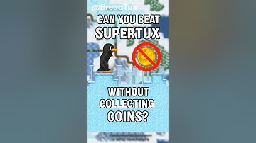 Can You Beat SuperTux Without Touching a Single Coin?