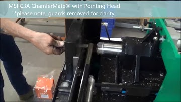 Pointing head for solid bar - MSI C3A ChamferMate®