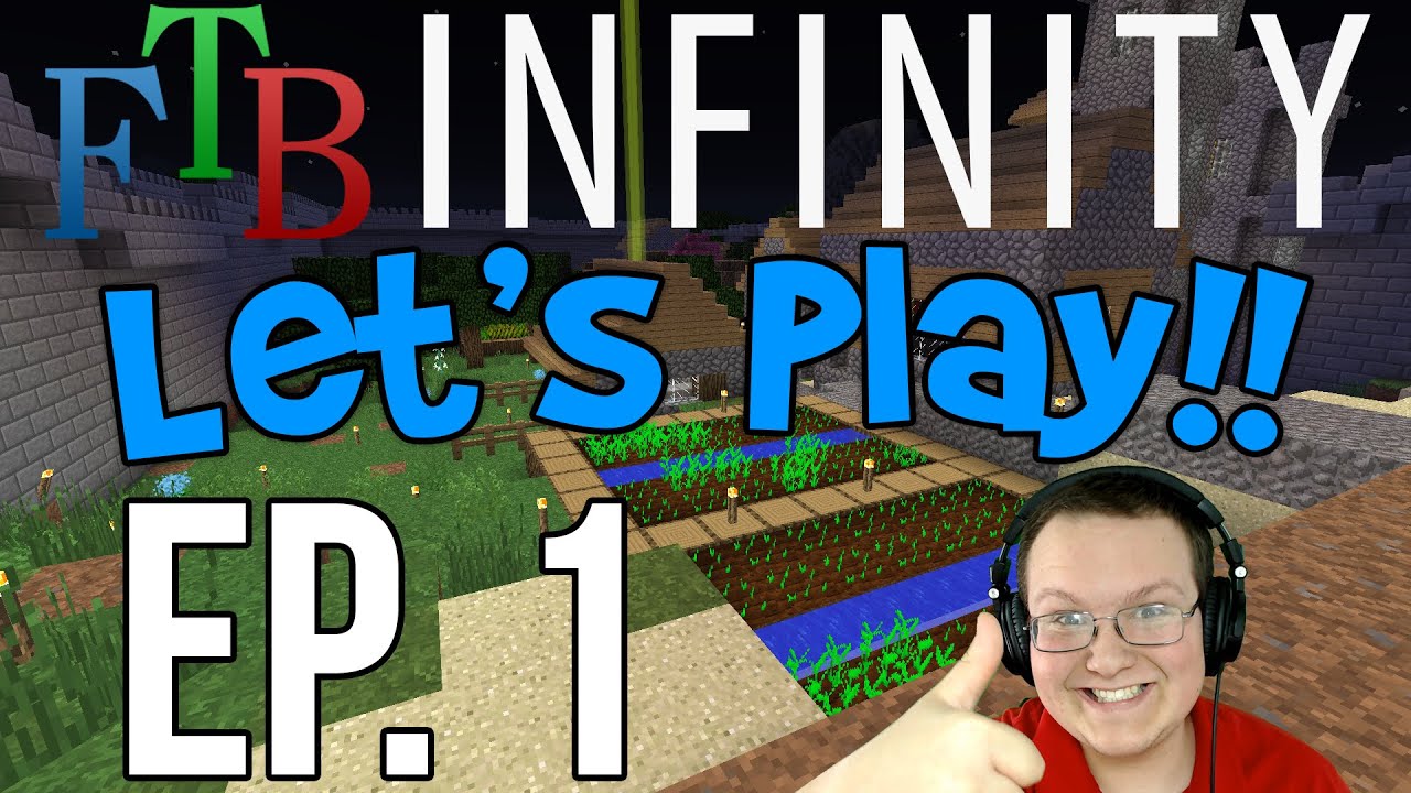 WE FOUND A HOUSE!!! - FTB Infinity Let's Play Ep. 1 - YouTube