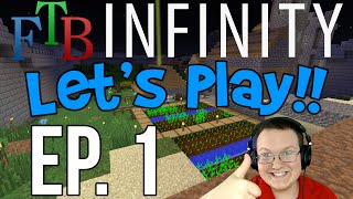 WE FOUND A HOUSE!!! - FTB Infinity Let's Play Ep. 1