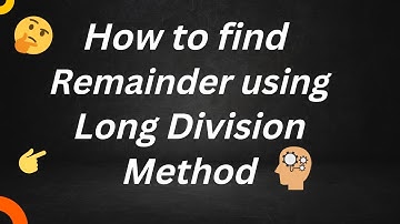 Remainder Theorem | Class 9 | how to find remainder by using long division method | polynomial
