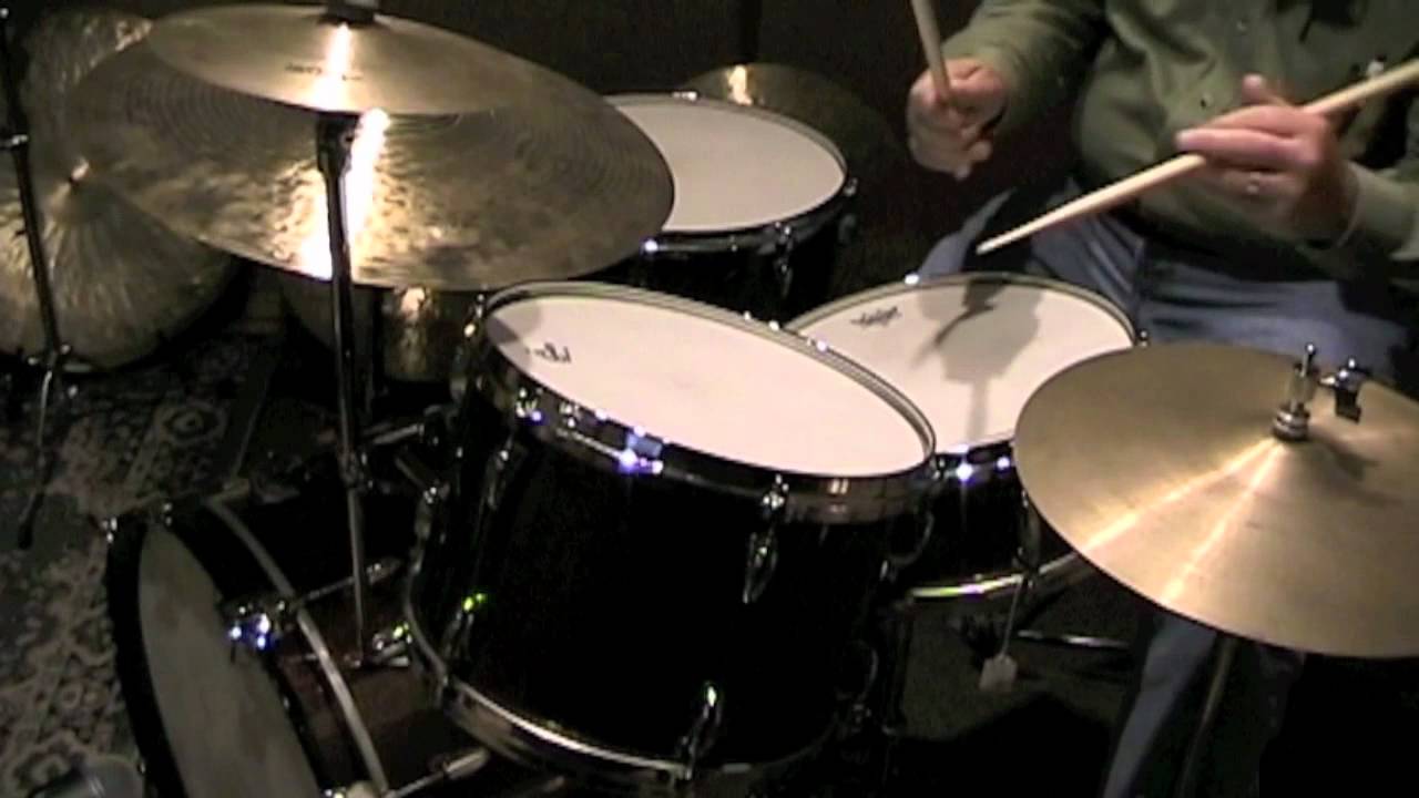 Steve Maxwell Vintage Drums - (Gretsch USA Custom Merlot Sparkle  22/13/16/5.5x14) - 6/10/11