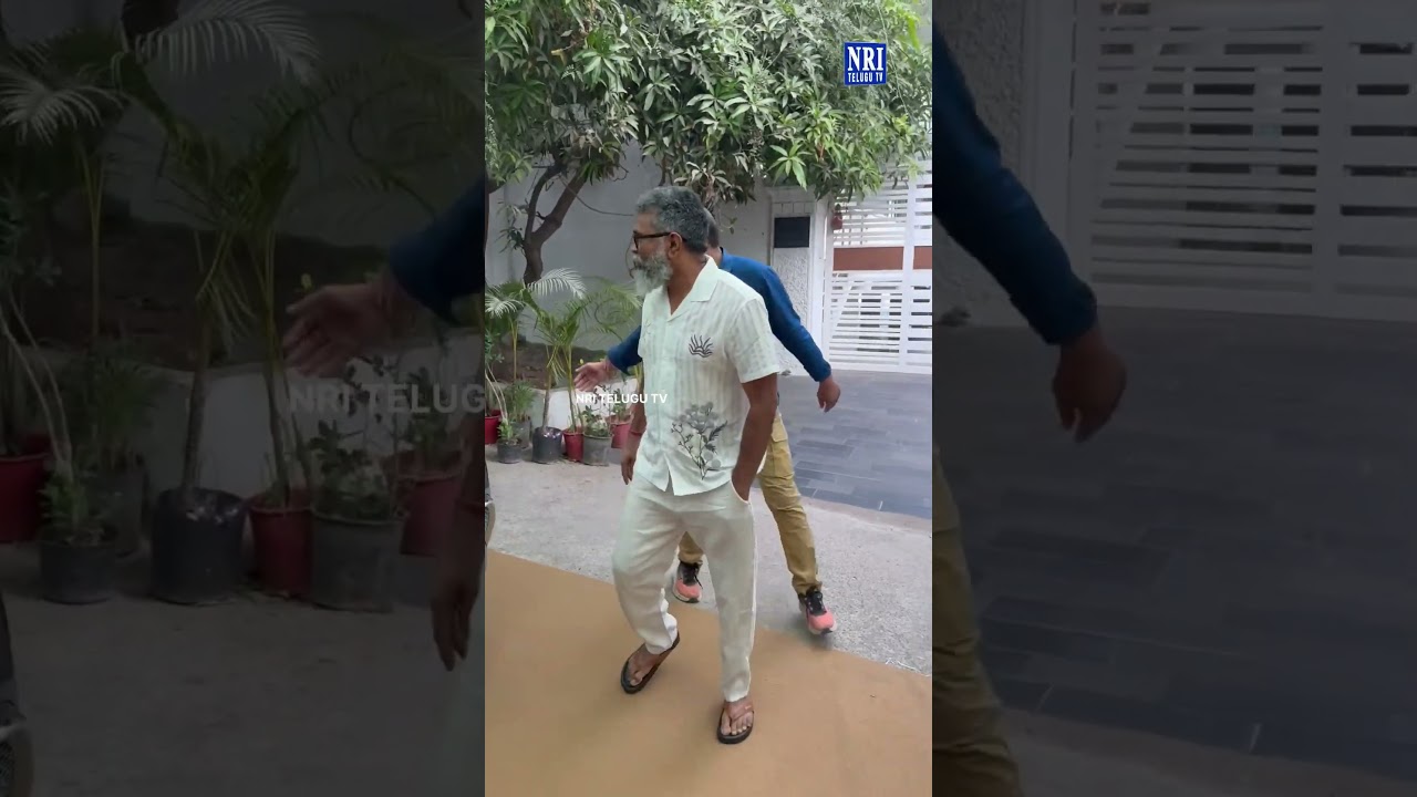 Director Sukumar snapped at RC 16 Movie Ceremony in Hyderabad