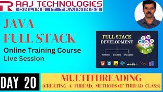 Day 20 | Java Full Stack Online Training Course Live | 14th May 2024