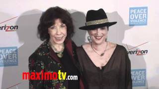 Lily Tomlin and Eve Ensler Peace Over Violence 40th Annual Humanitarian Awards