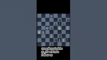 greatest checkmate ever played 🔥♟️ #chess #chessgame #puzzles #checkmate #chessmaster#awezchaitrend