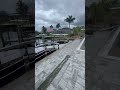 New dock and custom pool under construction.