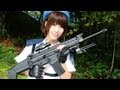 相原みぃ、ジル・バレンタイン風にSCAR-Lを撃つ