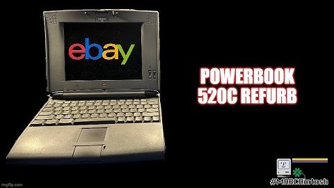 Powerbook 520c - Refurbishment #MARCHintosh