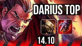 DARIUS vs POPPY (TOP) | 10/1/6, Legendary | EUW Grandmaster | 14.10