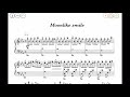 原神 清らかな笑顔 耳コピ楽譜 Moonlike Smile Genshin Impact OST 