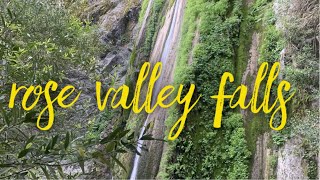 Hike to rose valley falls in ojai california