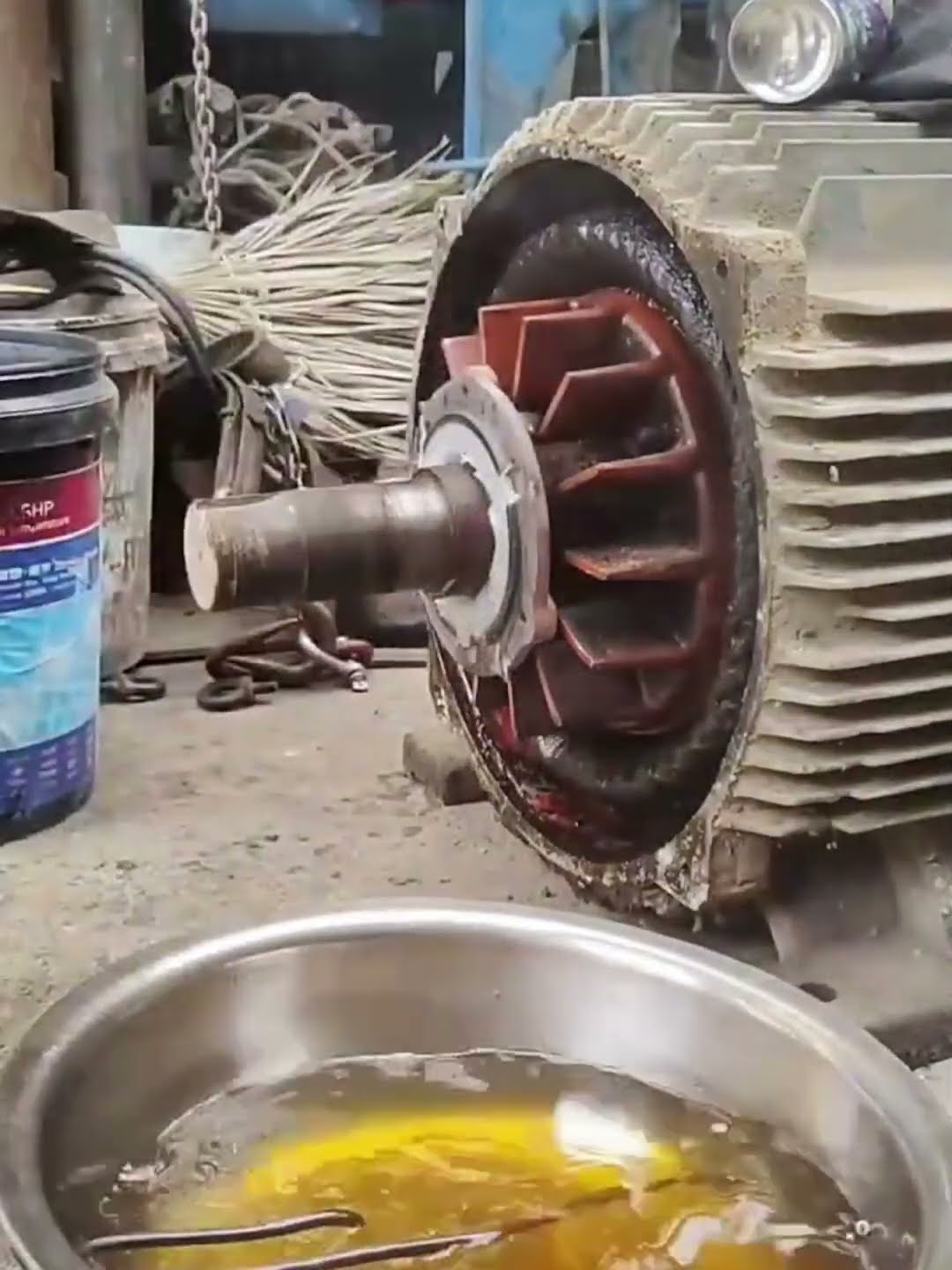 Hot oil assembly bearing process- Good tools and machinery make work easy