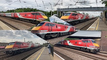 LNER Class 91s And DVT 82s At Speed