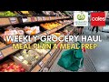 My first grocery haul january 2024 woolworths  coles